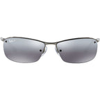 Top Bar RB3183, Gunmetal/Silver Mirror Polarised Lenses