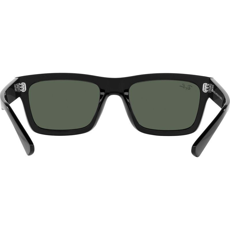 Warren RB4396, Black/Dark Green Lenses 57 Eye Size