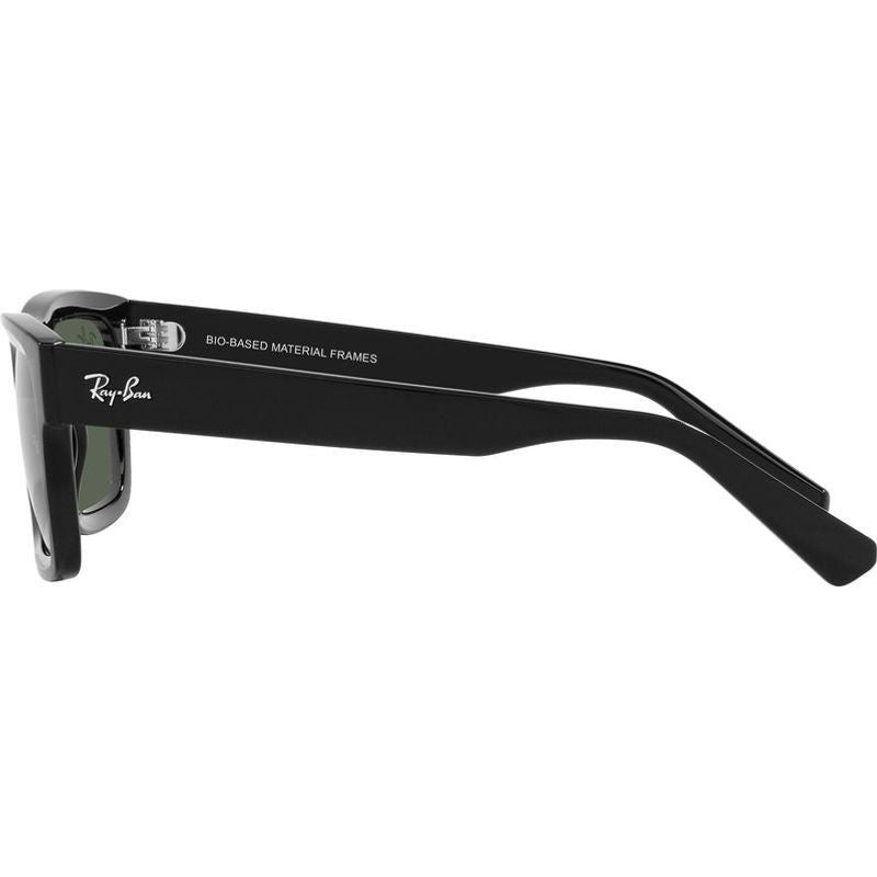 Warren RB4396, Black/Dark Green Lenses 57 Eye Size