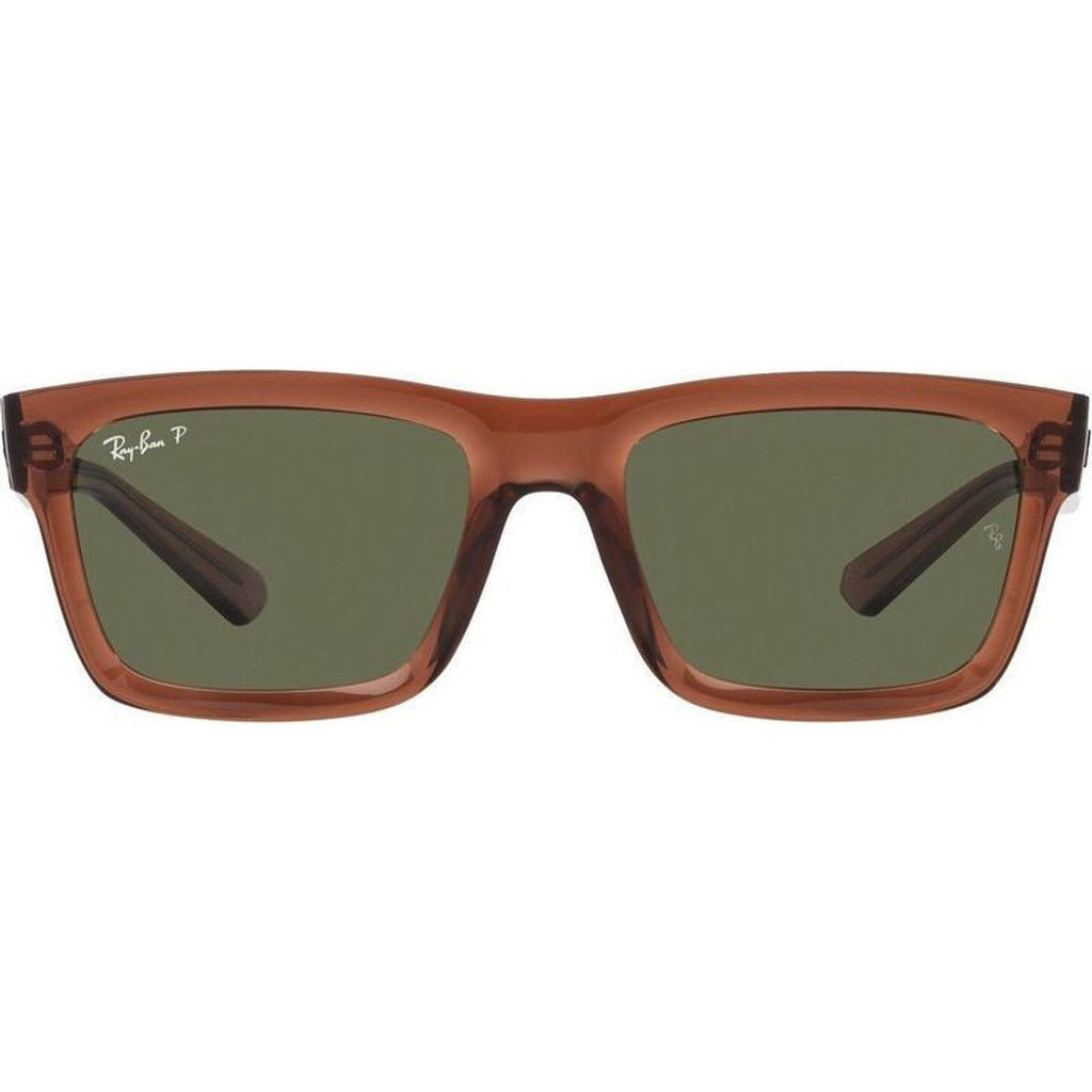 Ray-Ban Warrern RB4396 (O), Transparent Brown/Dark Green Polarised Lenses 54 Eye Size