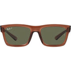 Ray-Ban Warrern RB4396 (O), Transparent Brown/Dark Green Polarised Lenses 54 Eye Size