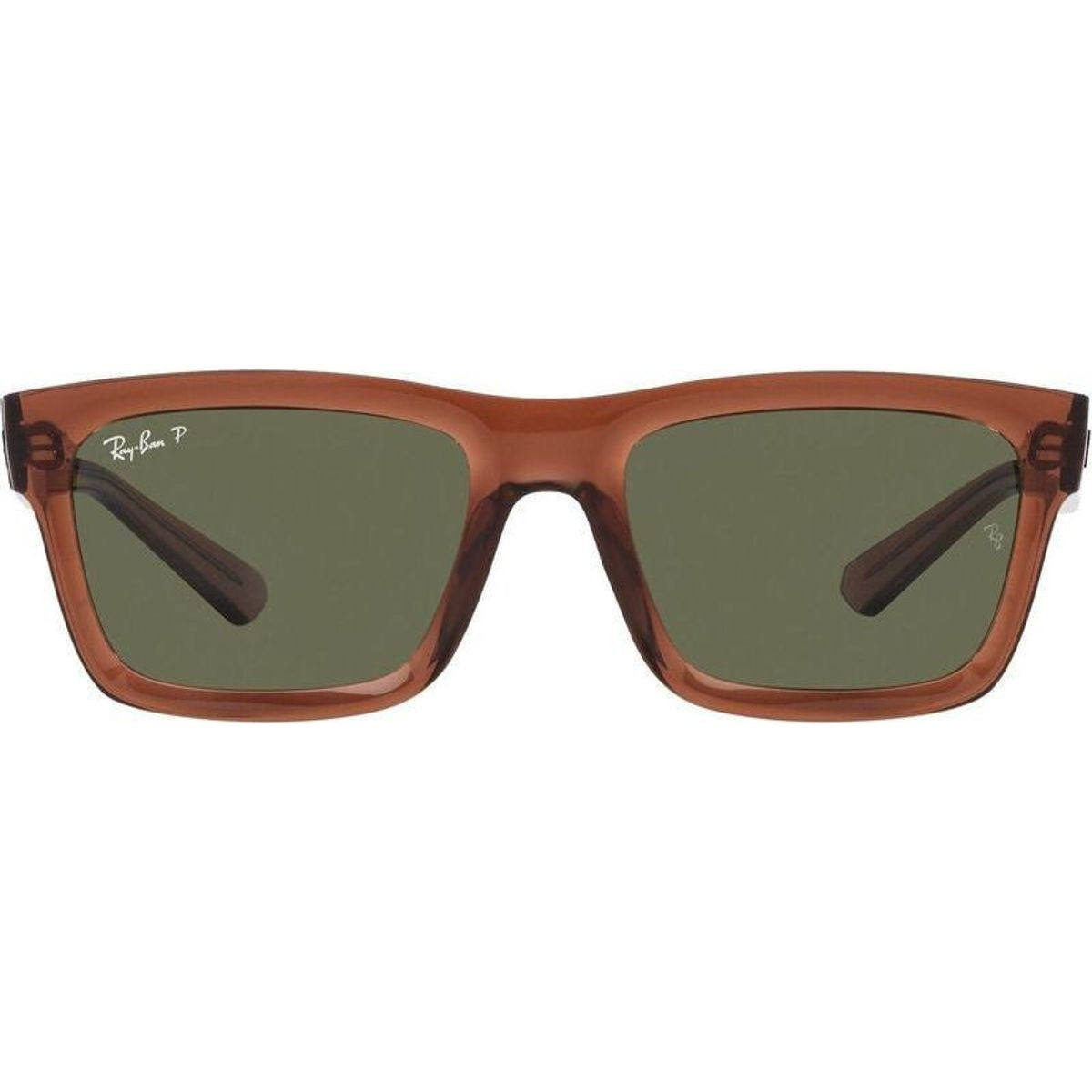 Ray-Ban Warrern RB4396 (O), Transparent Brown/Dark Green Polarised Lenses 54 Eye Size