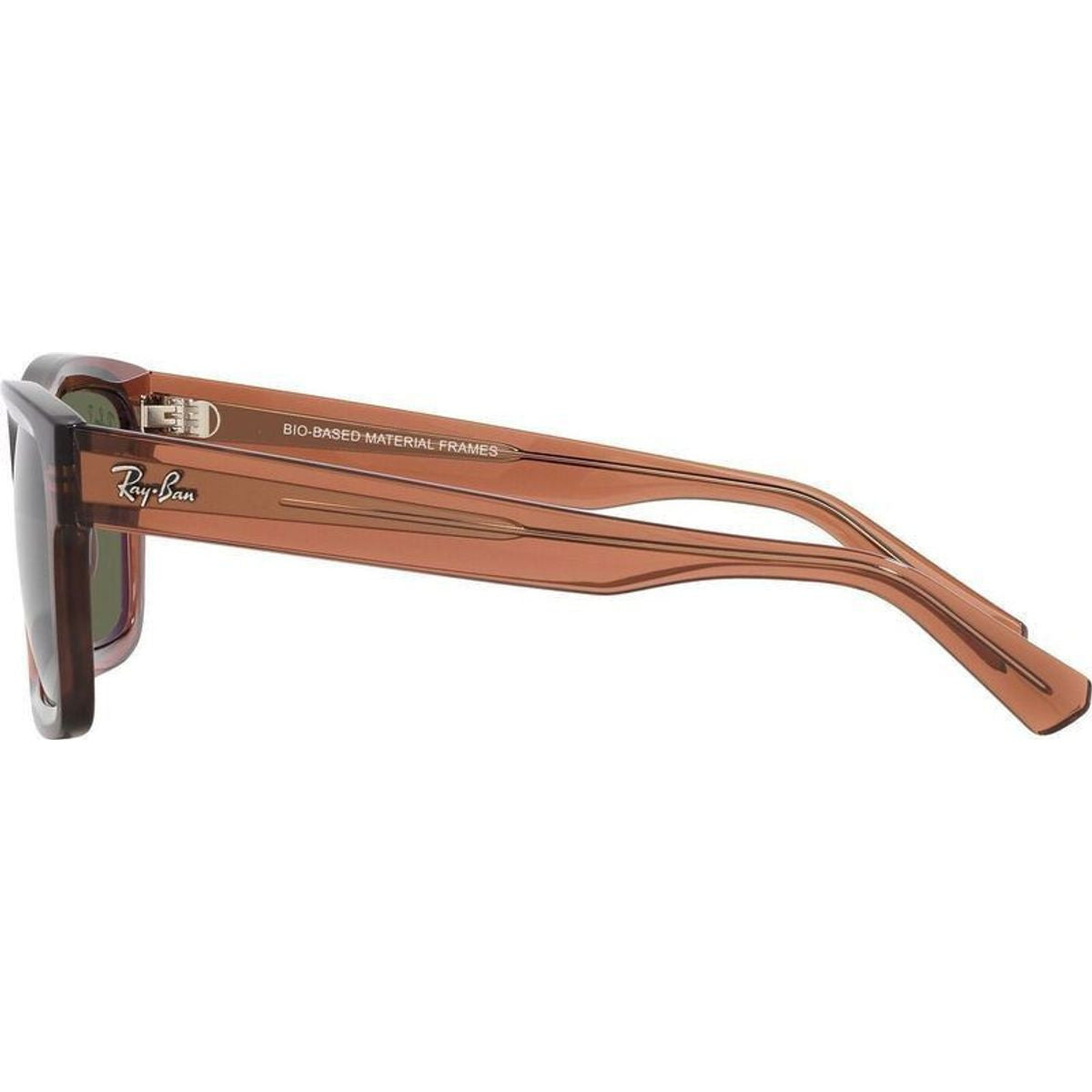 Ray-Ban Warrern RB4396 (O), Transparent Brown/Dark Green Polarised Lenses 54 Eye Size