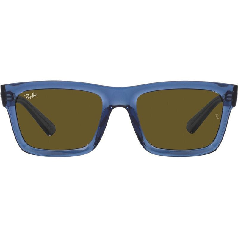 Warren RB4396, Transparent Dark Blue/Dark Brown Lenses 54 Eye Size