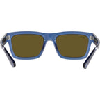 Warren RB4396, Transparent Dark Blue/Dark Brown Lenses 54 Eye Size