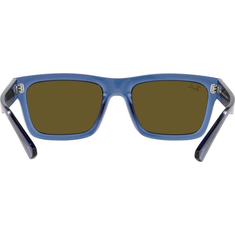 Warren RB4396, Transparent Dark Blue/Dark Brown Lenses 54 Eye Size