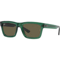 Warren RB4396, Transparent Green/Brown Lenses 54 Eye Size