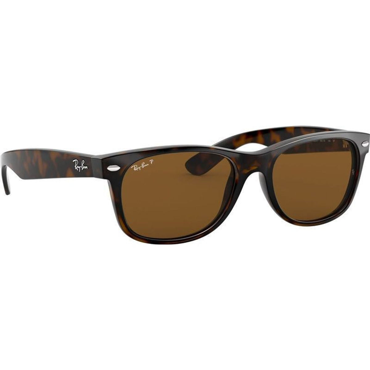 New Wayfarer Classic RB2132, Tortoise/Brown Polarised Glass Lenses 55 Eye Size