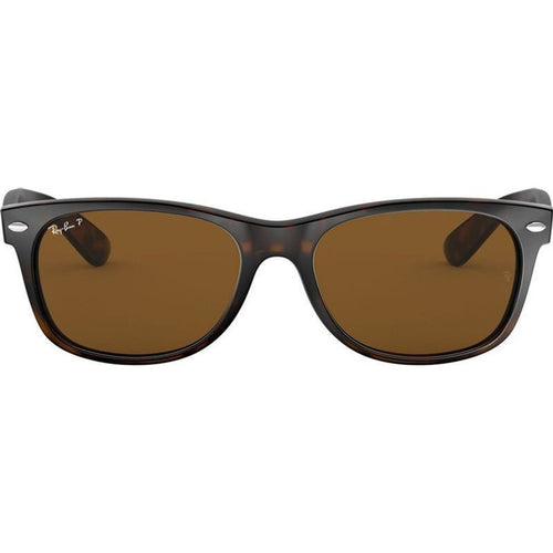 New Wayfarer Classic RB2132, Tortoise/Brown Polarised Glass Lenses 55 Eye Size
