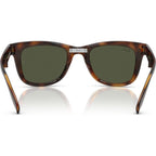 Wayfarer Folding RB4105, Havana/Green Glass Lenses 50 Eye Size