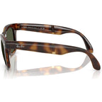 Wayfarer Folding RB4105, Havana/Green Glass Lenses 50 Eye Size