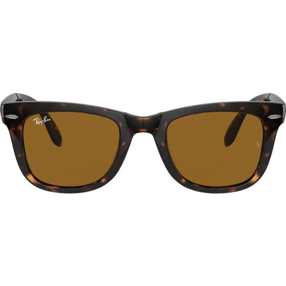 Wayfarer Folding RB4105, Light Havana/Brown Glass Lenses 50 Eye Size