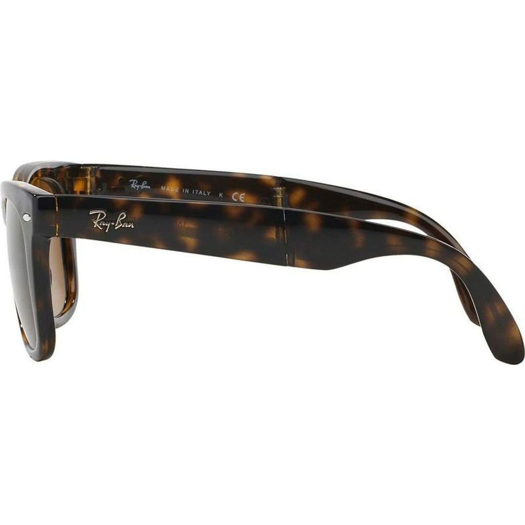 Wayfarer Folding RB4105, Light Havana/Brown Glass Lenses 50 Eye Size
