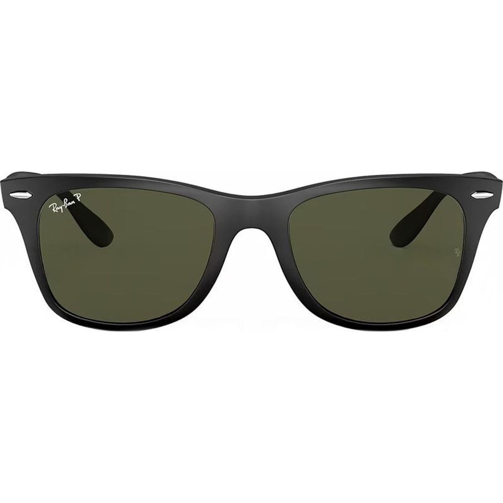 Wayfarer Liteforce RB4195, Matte Black/Green Polarised Lenses