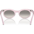 Wayfarer Oval RB2242, Photochromic Purple Waves/Grey Clear Gradient Glass Lenses 53 Eye Size