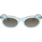Wayfarer Oval RB2242, Photochromic Azure Waves/Blue Brown Gradient Glass Lenses 53 Eye Size