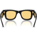 Wayfarer Puffer RB4940, Black/Yellow Lenses 50 Eye Size