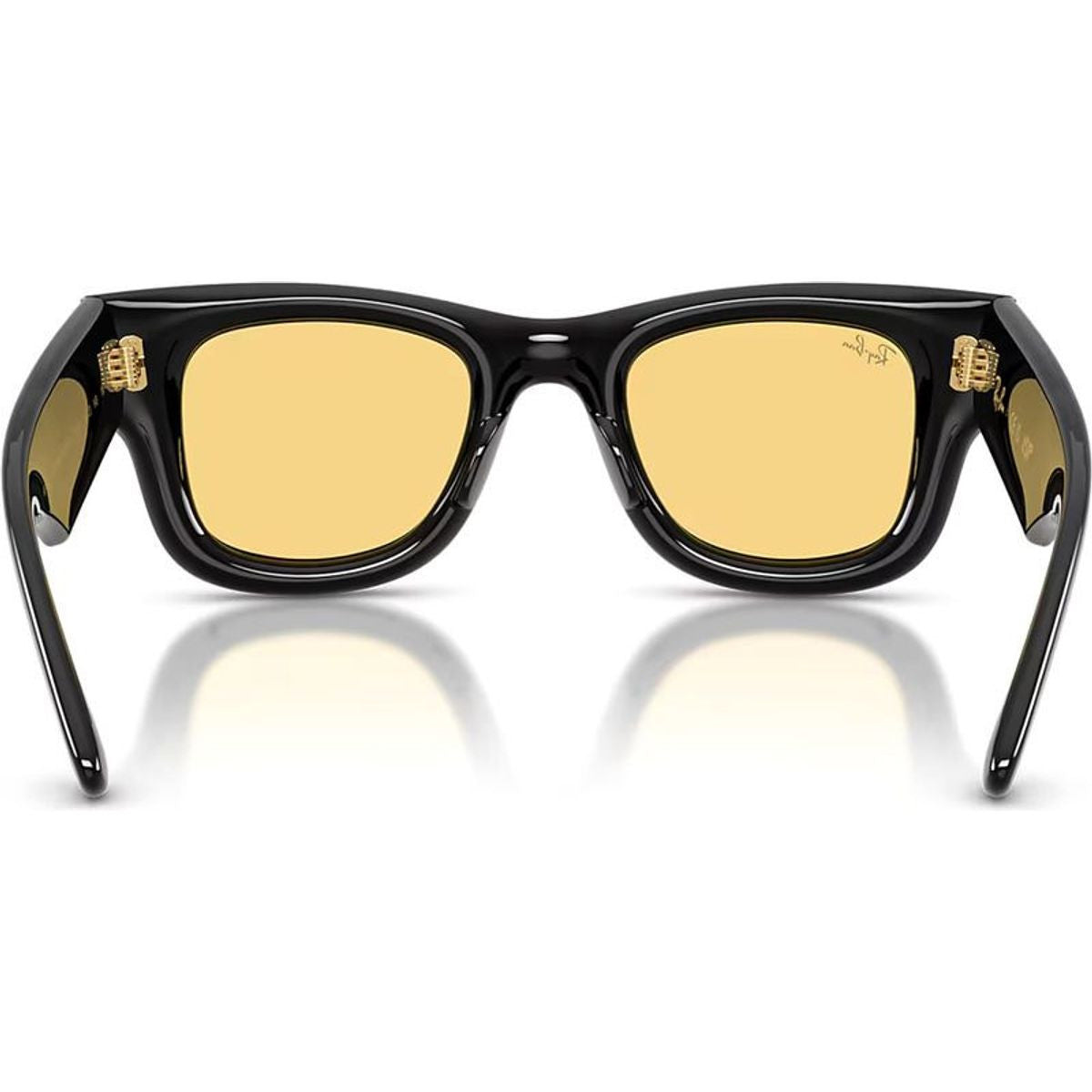 Wayfarer Puffer RB4940, Black/Yellow Lenses 50 Eye Size