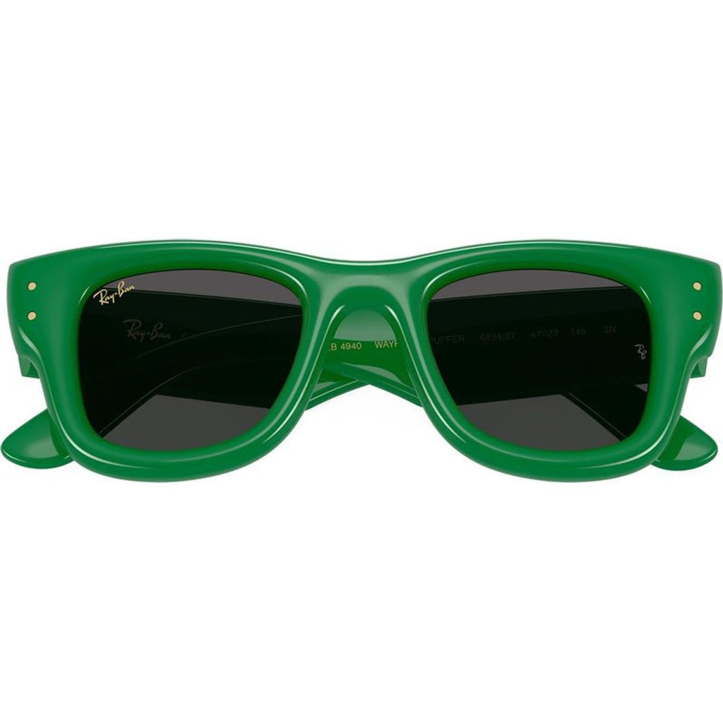 Wayfarer Puffer RB4940, Green/Ultra Black Lenses