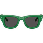 Wayfarer Puffer RB4940B, Green and Strass/Dark Grey Lenses