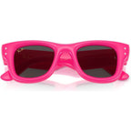 Wayfarer Puffer RB4940B, Pink and Strass/Dark Grey Lenses
