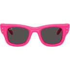 Wayfarer Puffer RB4940B, Pink and Strass/Dark Grey Lenses