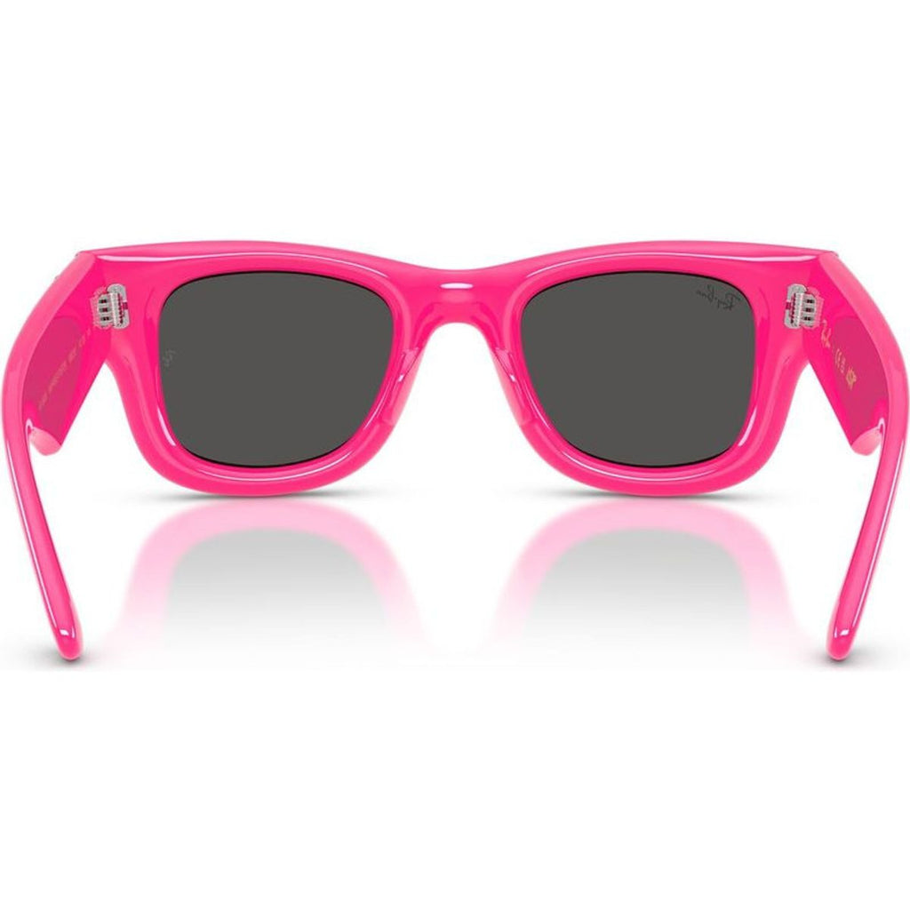 Wayfarer Puffer RB4940B, Pink and Strass/Dark Grey Lenses