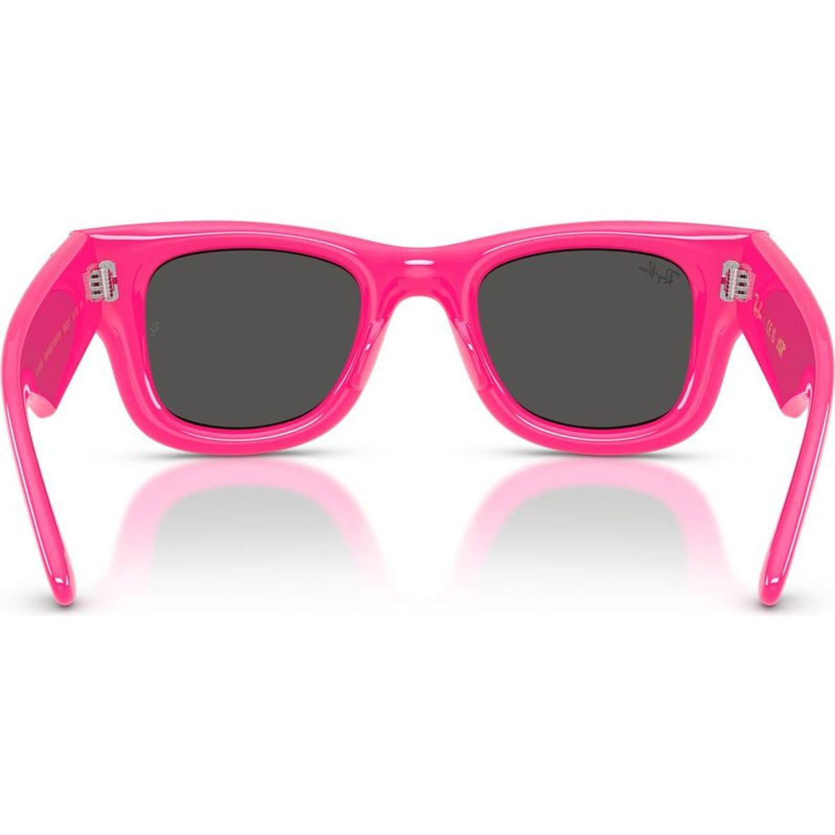 Wayfarer Puffer RB4940B, Pink and Strass/Dark Grey Lenses