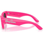 Wayfarer Puffer RB4940B, Pink and Strass/Dark Grey Lenses