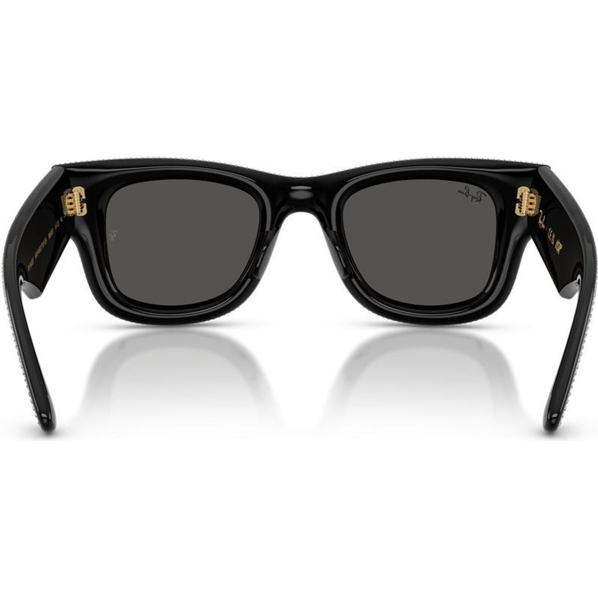Wayfarer Puffer RB4940BP, Black and Strass Pave/Dark Grey Lenses