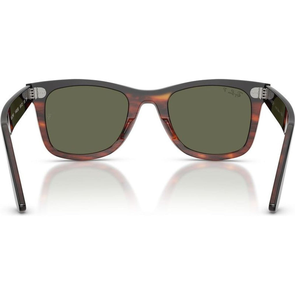 Wayfarer RB2240, Black on Havana/Green Polarised Glass Lenses