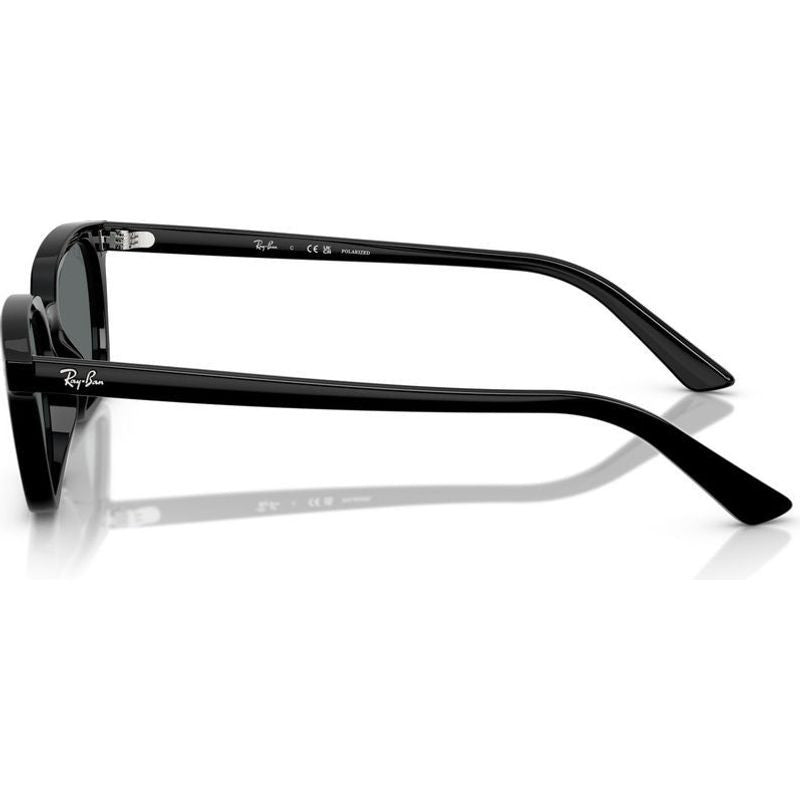 Zaya RB4456, Black/Dark Grey Polarised Lenses 53 Eye Size