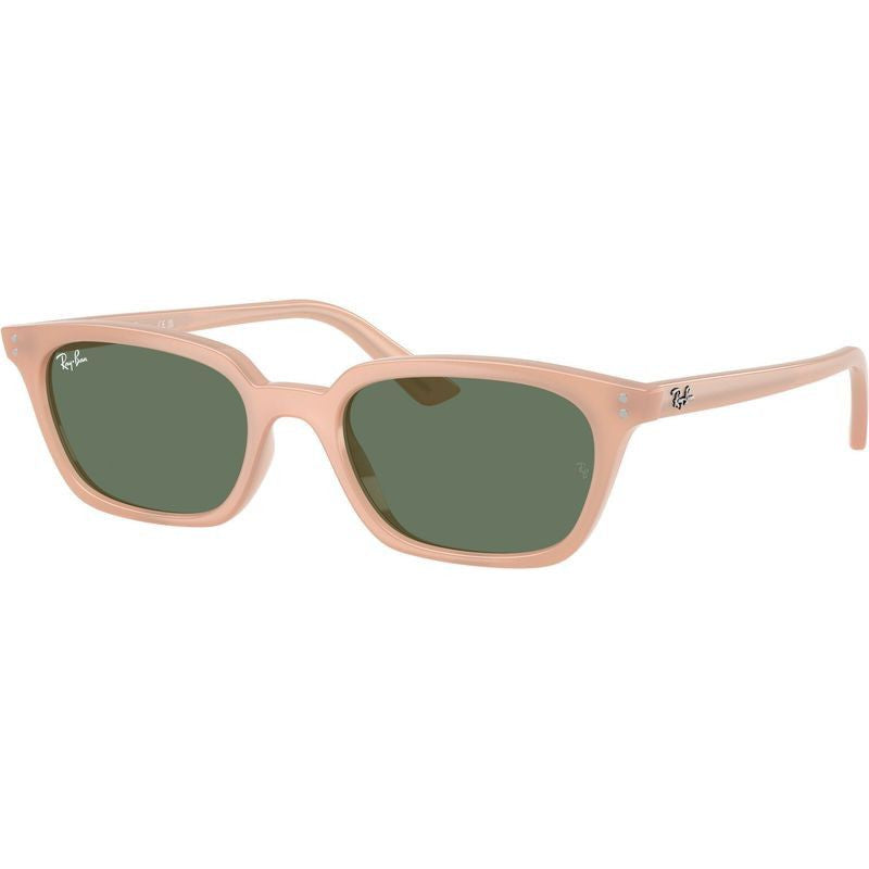 Zaya RB4456, Cloudy Natural Pink/Dark Green Lenses 53 Eye Size