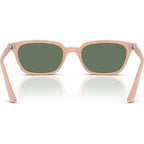Zaya RB4456, Cloudy Natural Pink/Dark Green Lenses 53 Eye Size