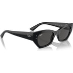 Zena RB4430, Black/Dark Grey Lenses 52 Eye Size