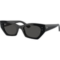 Zena RB4430, Black/Dark Grey Lenses 52 Eye Size