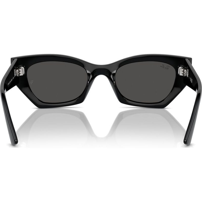 Zena RB4430, Black/Dark Grey Lenses 52 Eye Size