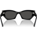 Zena RB4430, Black/Dark Grey Lenses 52 Eye Size