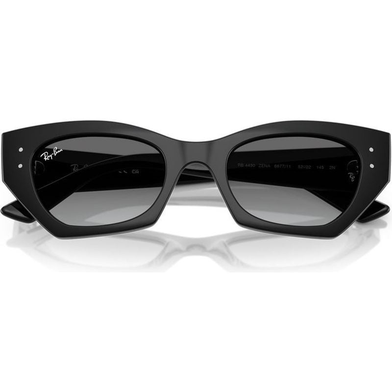 Zena RB4430, Black/Grey Gradient Lenses 52 Eye Size