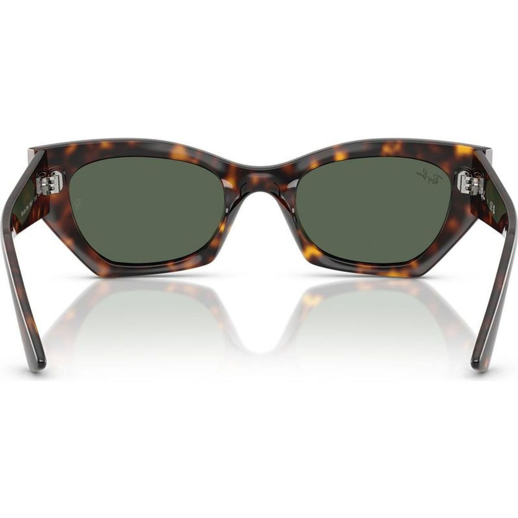 Zena RB4430, Havana/Dark Green Lenses 52 Eye Size