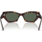 Zena RB4430, Havana/Dark Green Lenses 52 Eye Size