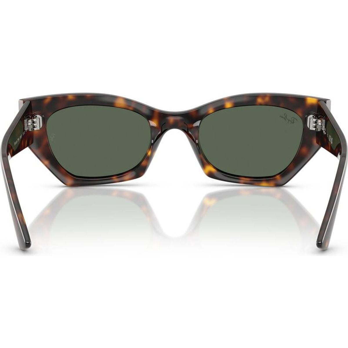 Zena RB4430, Havana/Dark Green Lenses 52 Eye Size