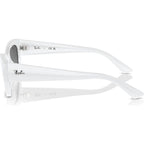 Zena RB4430, White Snow/Grey Gradient Lenses 52 Eye Size