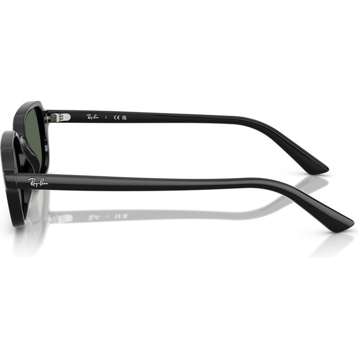 Zuri RB4455, Black/Dark Green Lenses 49 Eye Size