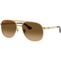 Ray-Ban Bill Max RB3793 Arista Brown Gradient Polarised Glass Angle
