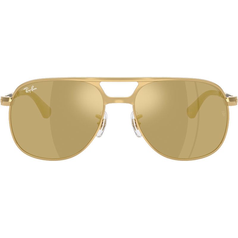 Ray-Ban Bill Max RB3793 Arista Gold Mirror Glass Front