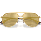 Ray-Ban Bill Max RB3793 Arista Gold Mirror Glass Front2