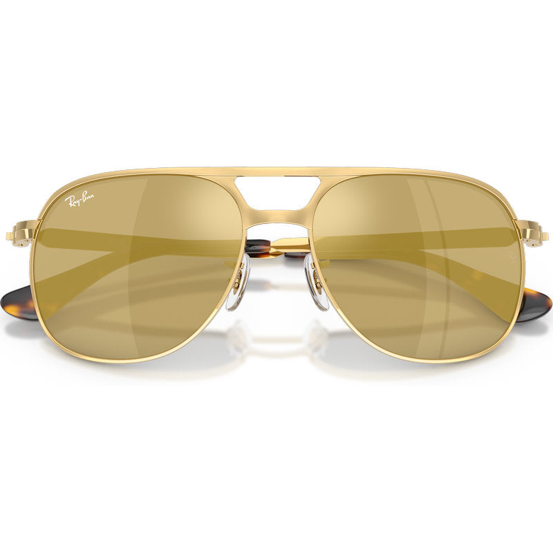 Ray-Ban Bill Max RB3793 Arista Gold Mirror Glass Front2