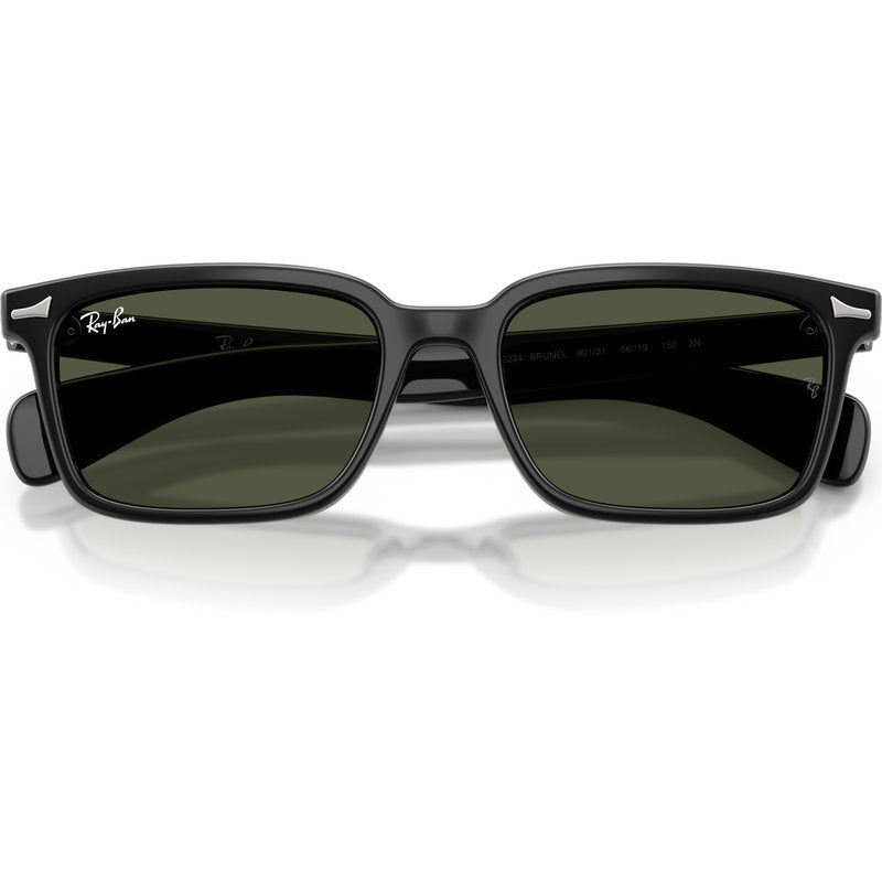 Ray-Ban Brunel RB2234 Black Green Glass Front2