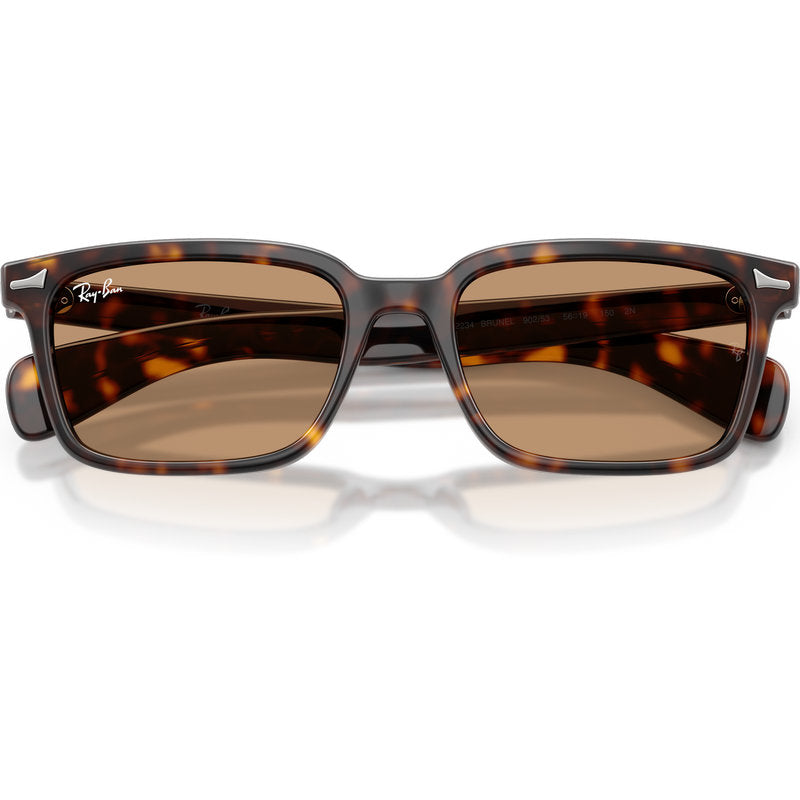 Ray-Ban Brunel RB2234 Havana Brown Glass Front2